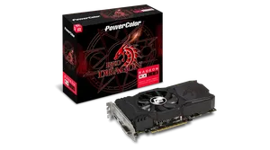 PowerColor Red Dragon Radeon RX 550 4GB GDDR5 (AXRX 550 4GBD5-DHA)
